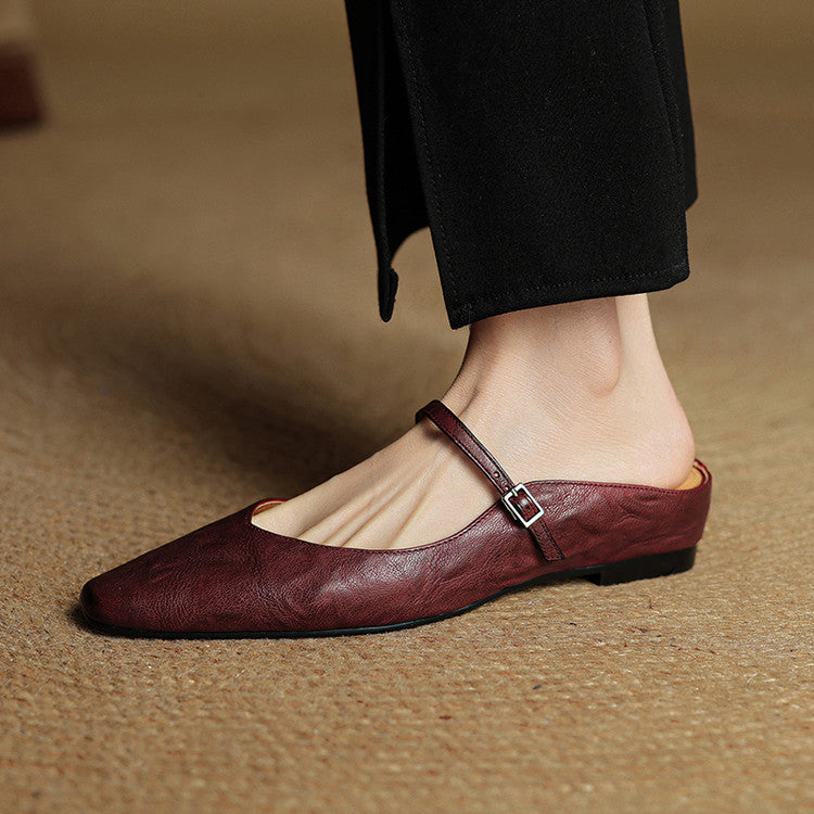 Anastasia | Genuine Leather Mules 8