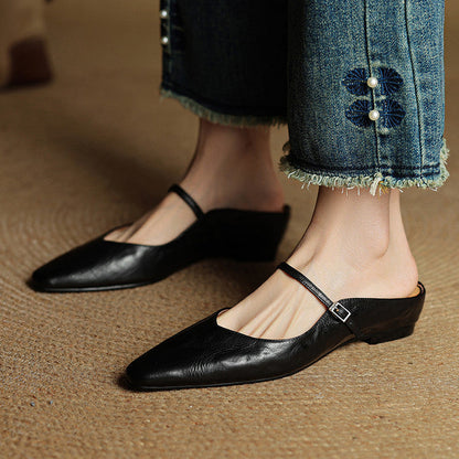 Anastasia | Genuine Leather Mules 9