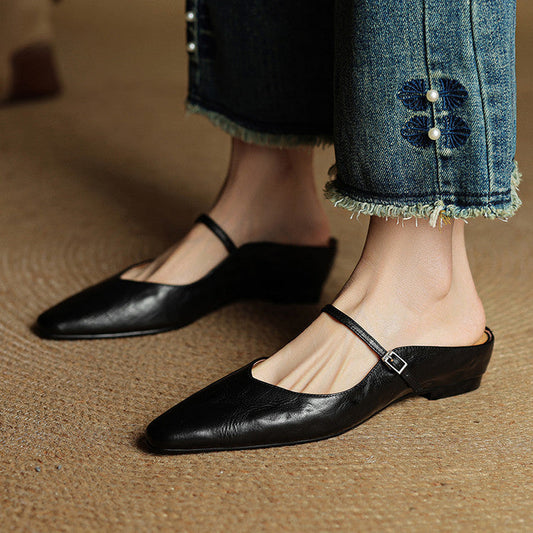 Anastasia | Genuine Leather Mules 9