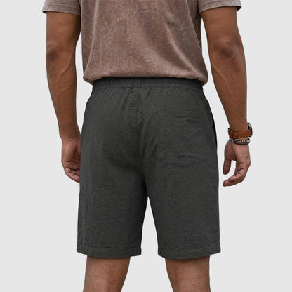 Angelo | Linen Drawstring Beach Shorts 6