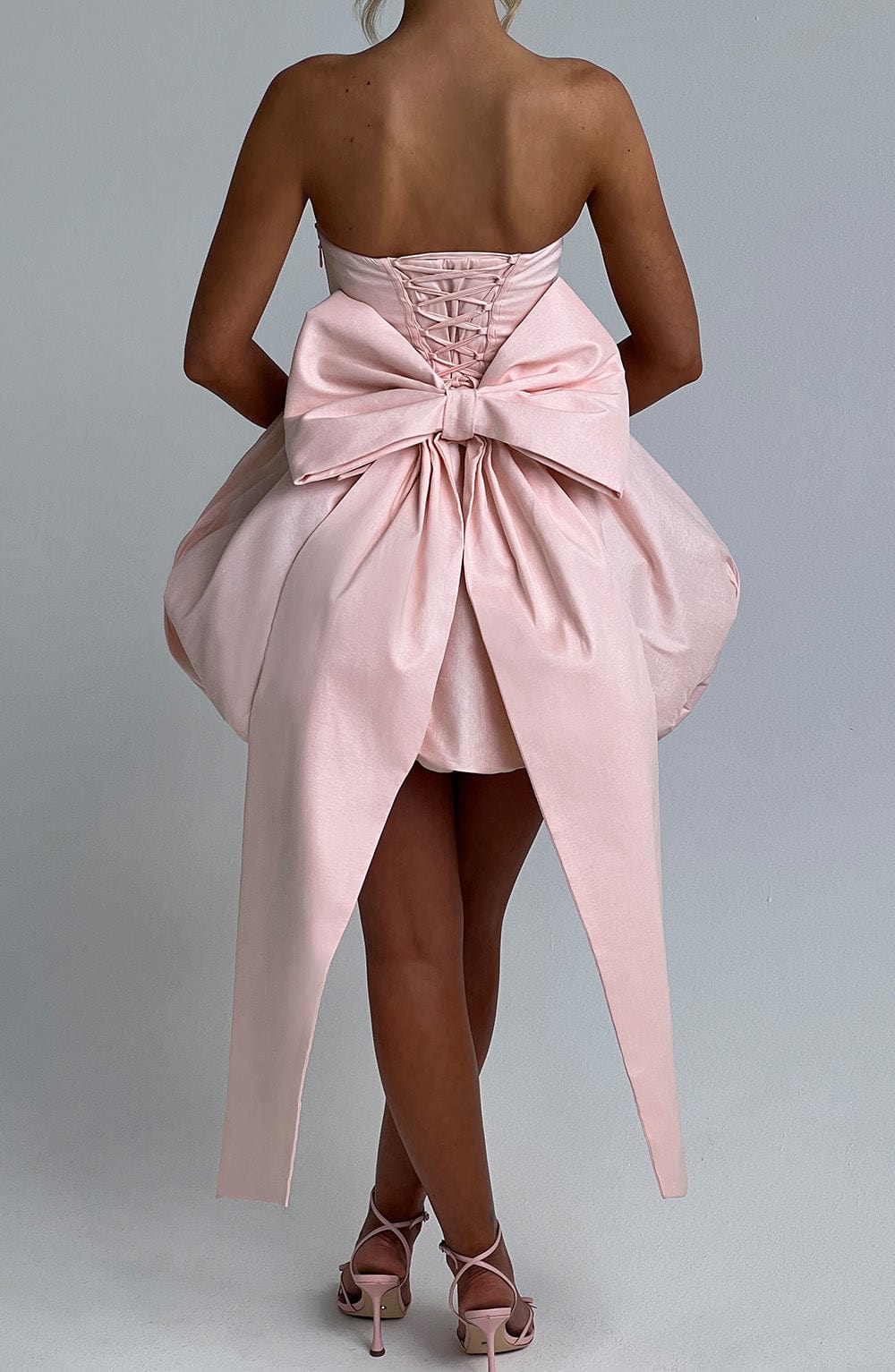 Armida | Strapless Bubble Hem Mini Dress 3