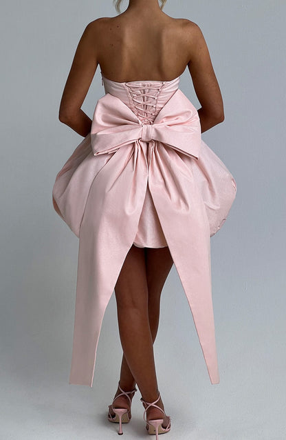 Armida | Strapless Bubble Hem Mini Dress 3