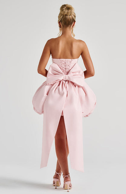 Armida | Strapless Bubble Hem Mini Dress 7