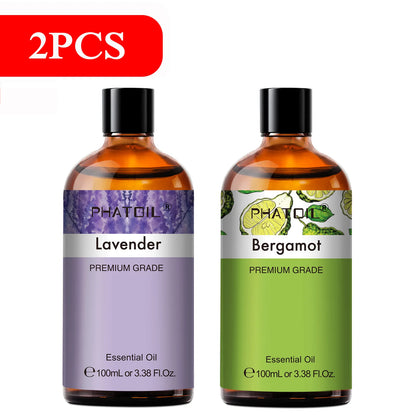 Aromatherapy Bliss | Essential Oil Diffuser Set with 100ml Pure Extracts | Versatile Oils for Relaxation and Wellness 10