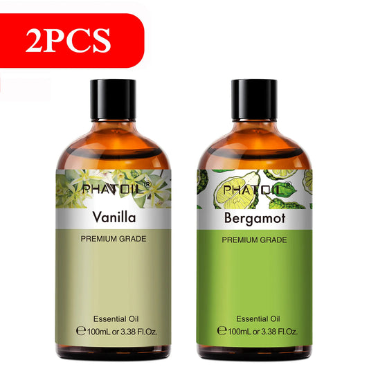Aromatherapy Bliss | Essential Oil Diffuser Set with 100ml Pure Extracts | Versatile Oils for Relaxation and Wellness 20