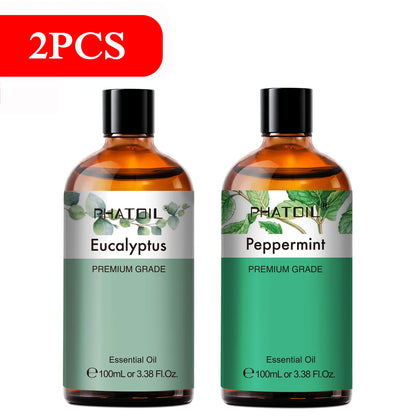 Aromatherapy Bliss | Essential Oil Diffuser Set with 100ml Pure Extracts | Versatile Oils for Relaxation and Wellness 27