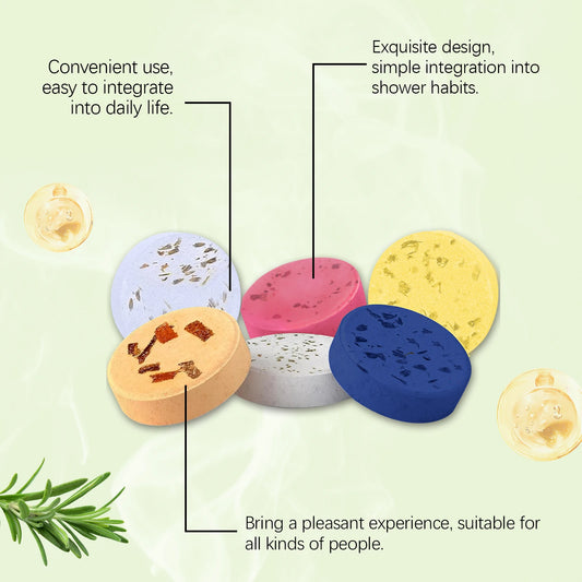 Aromatherapy Shower Steamers | Plant-Based Shower Bombs for Relaxation | Invigorating Fresh Scent for Spa-like Experience 3