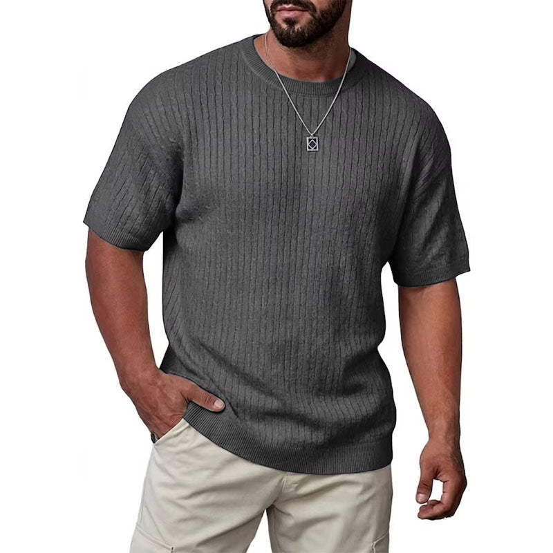 Arthur | Ribbed Knit T-Shirt 0