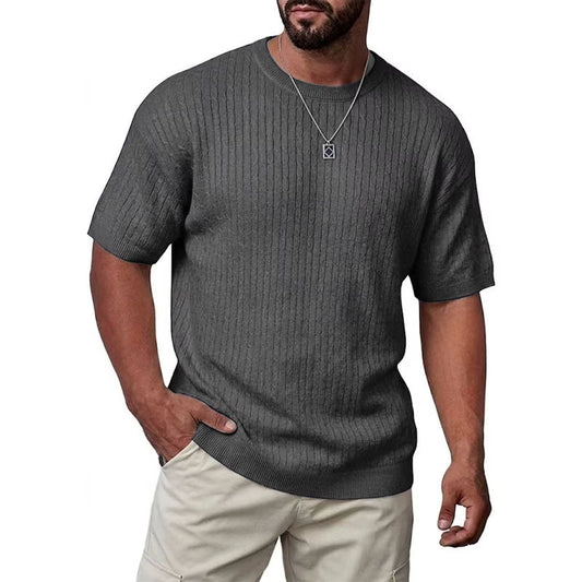 Arthur | Ribbed Knit T-Shirt 0