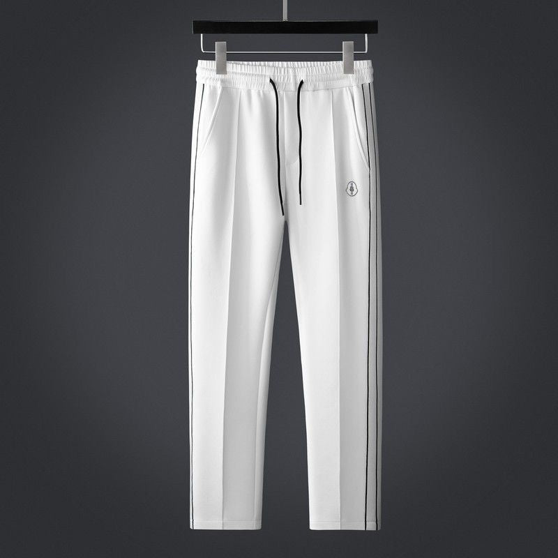 Athletic Lycra Tracksuit Set with Zip Jacket and Drawstring Pants 7