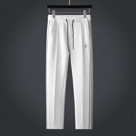 Athletic Lycra Tracksuit Set with Zip Jacket and Drawstring Pants 7
