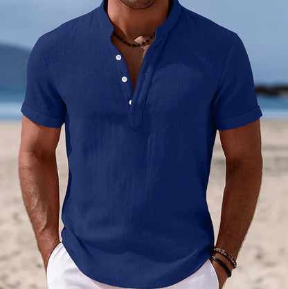 Atlas | Summer Button-Up Short Sleeve Shirt 1