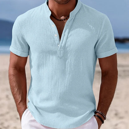 Atlas | Summer Button-Up Short Sleeve Shirt 6