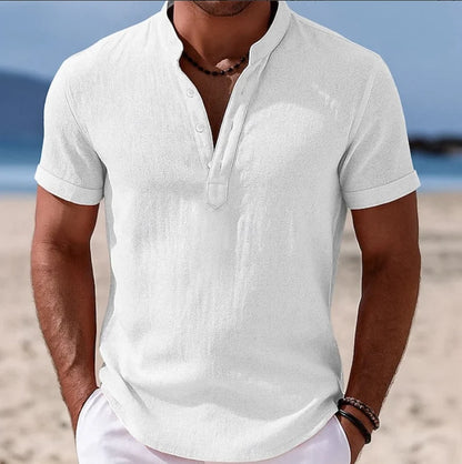 Atlas | Summer Button-Up Short Sleeve Shirt 7