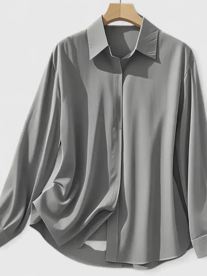 Ava | Relaxed Oversized Button-Down Shirt for Women 2