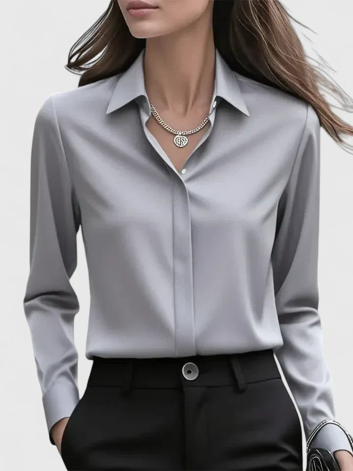 Ava | Relaxed Oversized Button-Down Shirt for Women 7