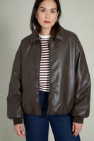 BROWN BOMBERS JACKET 0