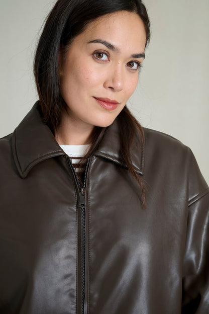BROWN BOMBERS JACKET 2