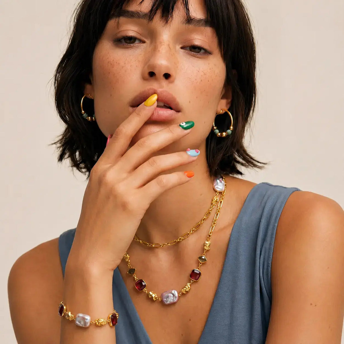 Baroque Dreams Necklace - 18K Gold Plated 1