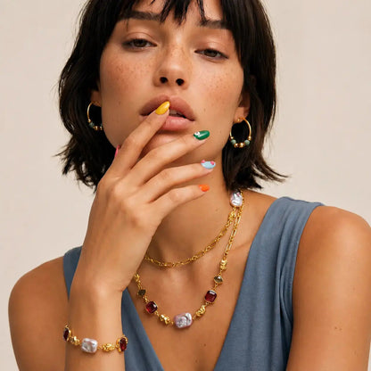 Baroque Dreams Necklace - 18K Gold Plated 1