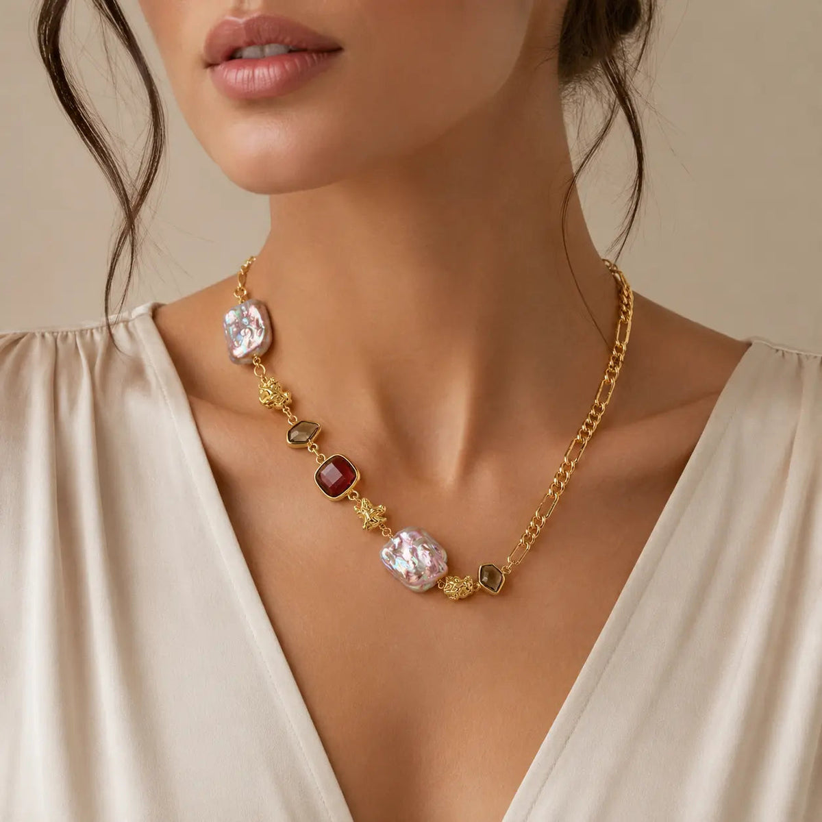 Baroque Dreams Necklace - 18K Gold Plated 2