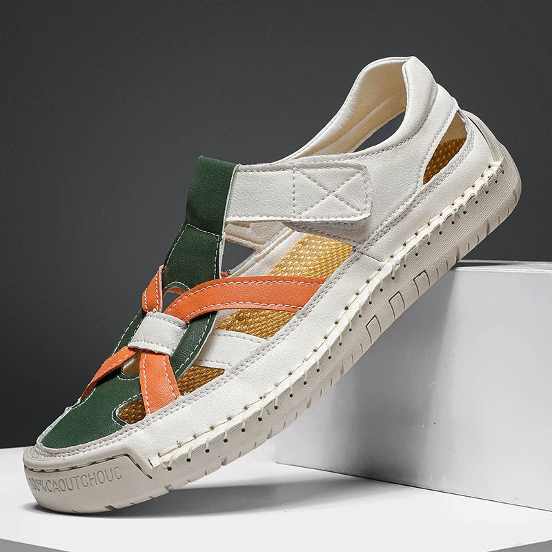 Barry | Woven Cutout Sandals 0