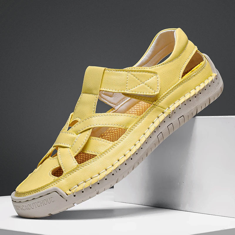 Barry | Woven Cutout Sandals 2