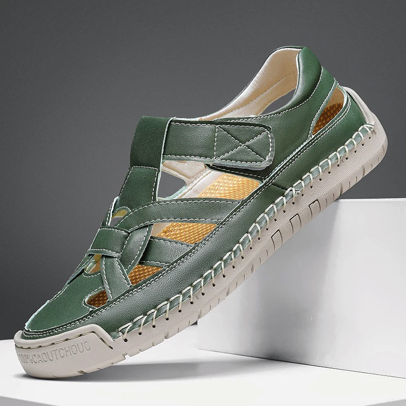 Barry | Woven Cutout Sandals 3
