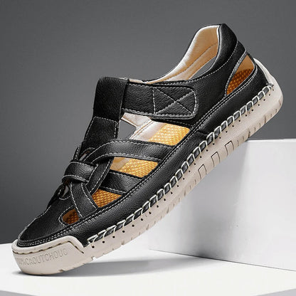 Barry | Woven Cutout Sandals 4