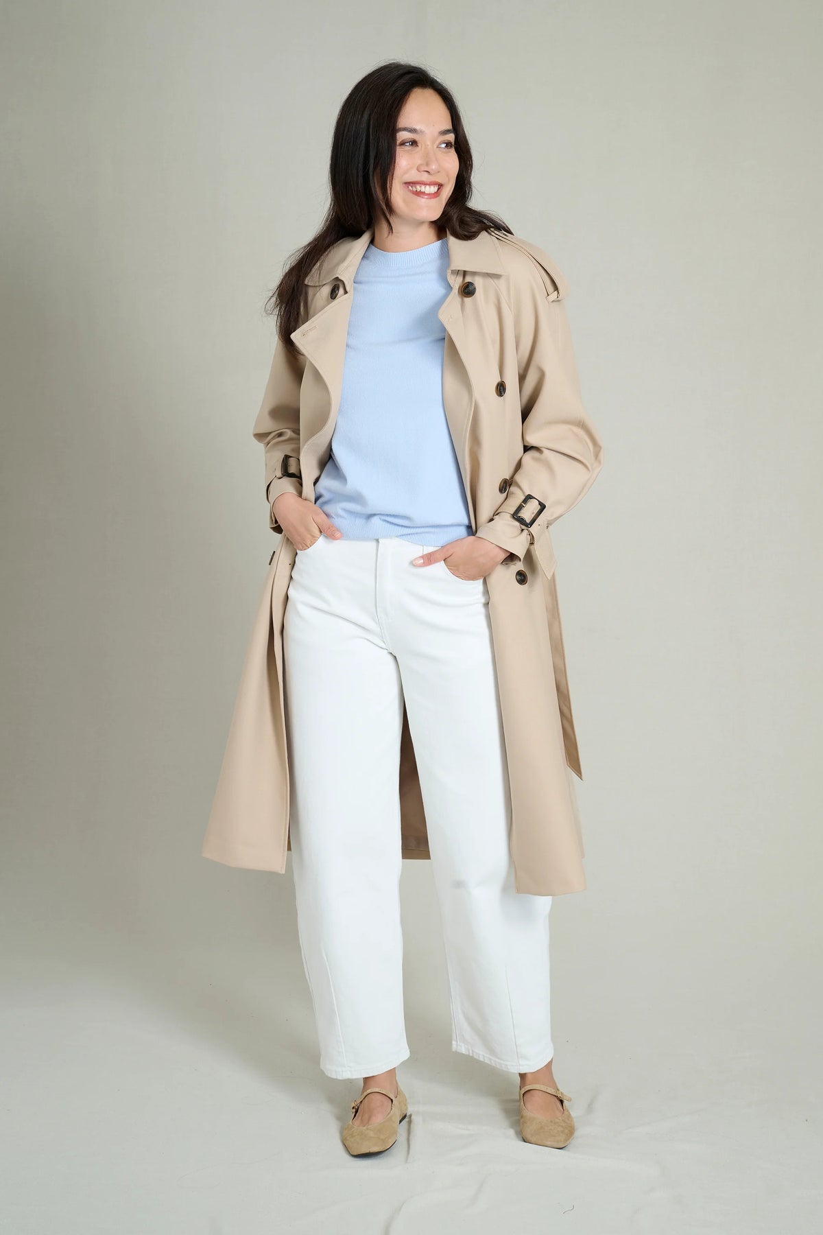 Beige/Camel Trench Coat 0