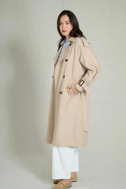 Beige/Camel Trench Coat 1