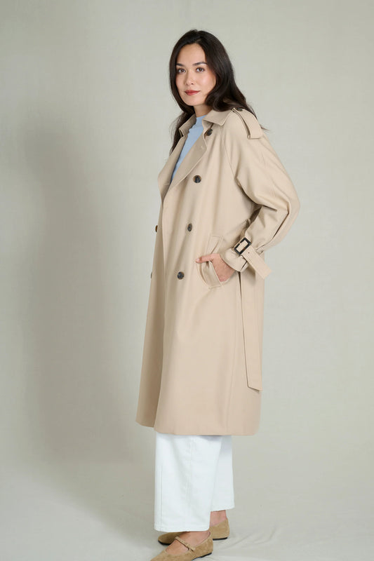 Beige/Camel Trench Coat 1