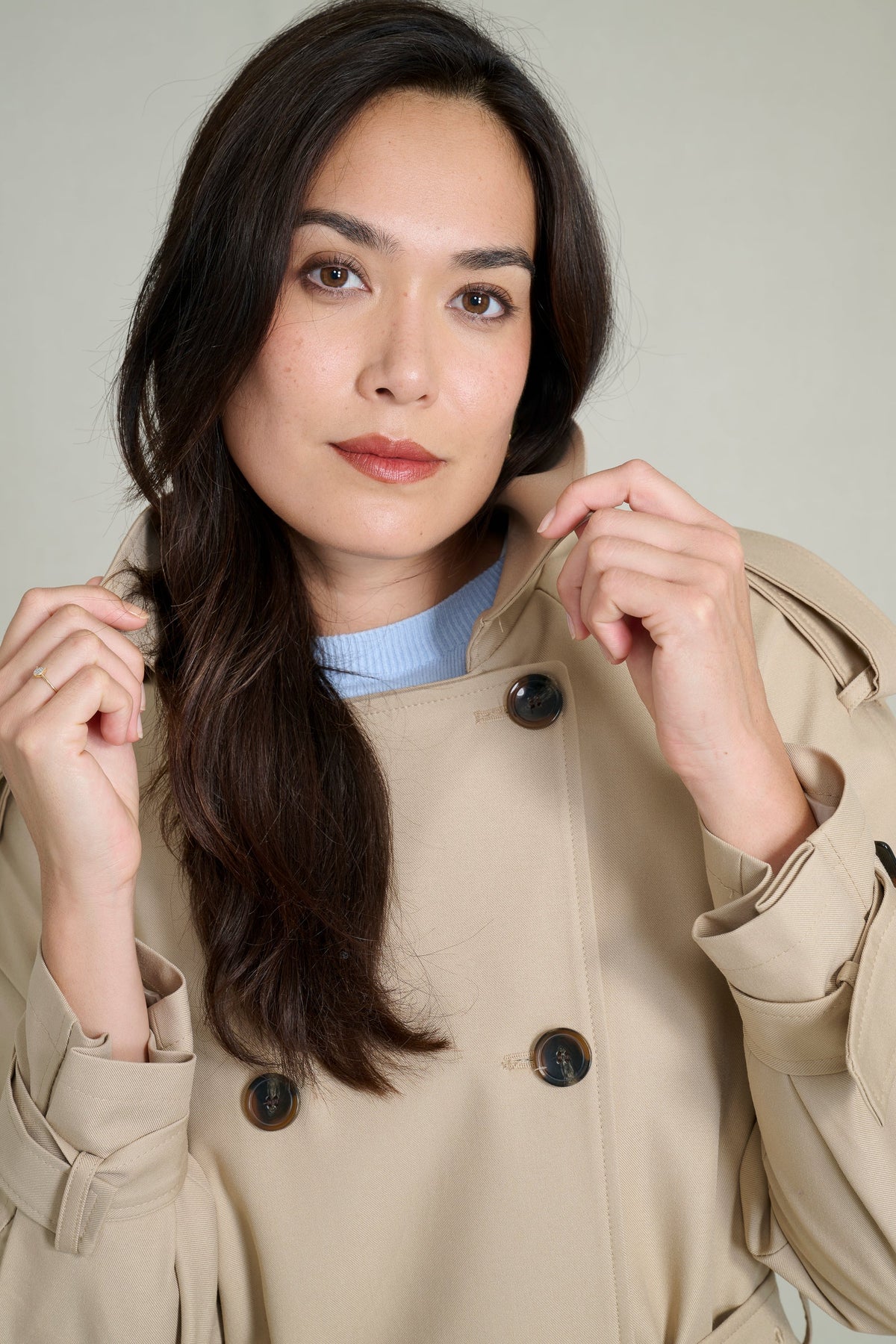 Beige/Camel Trench Coat 2