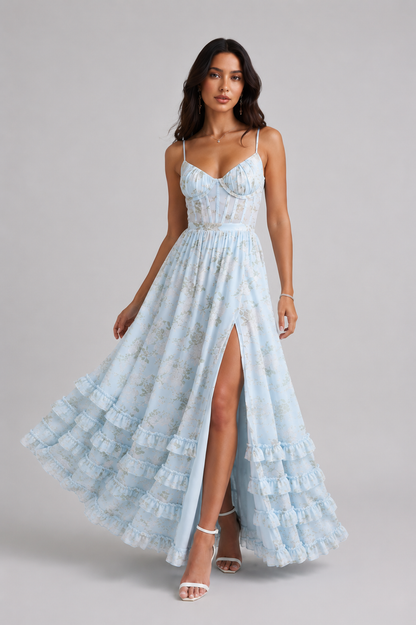 Bethany | Floral Corset Maxi Dress 2