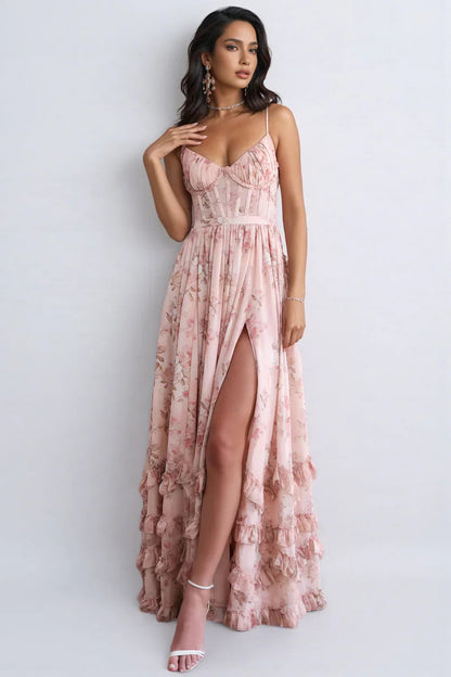 Bethany | Floral Corset Maxi Dress 3
