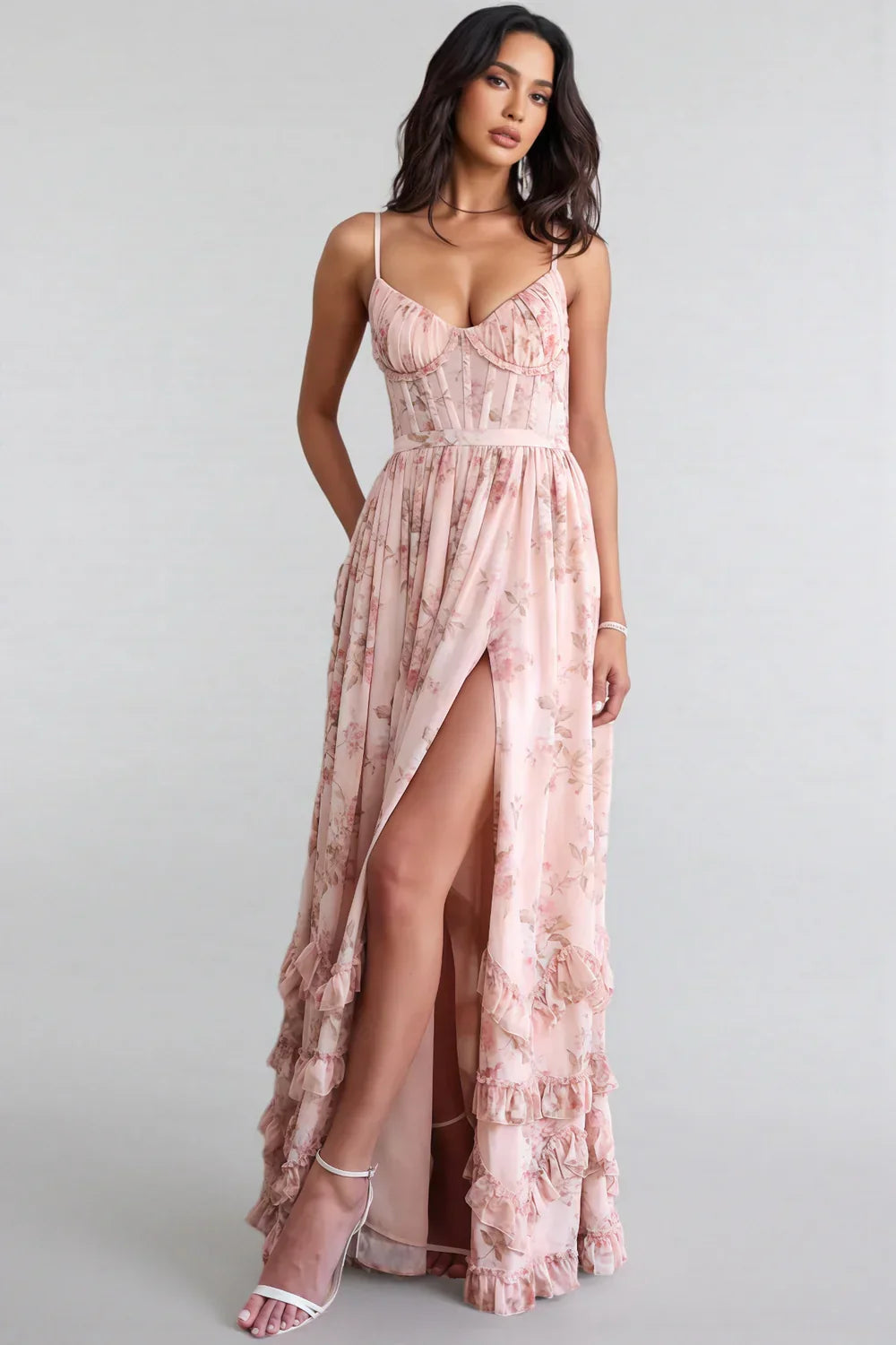 Bethany | Floral Corset Maxi Dress 6