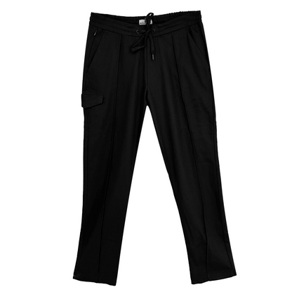 Black with Single Cargo Pocket Flex Tech Jogger Pant 0