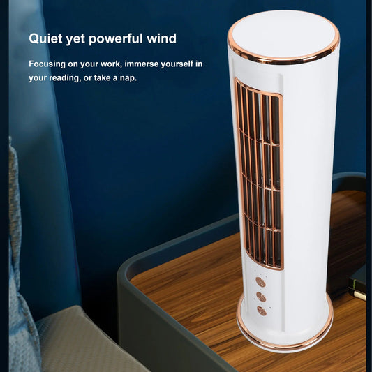 Bladeless Desktop Air Conditioner Fan with Remote Control 2