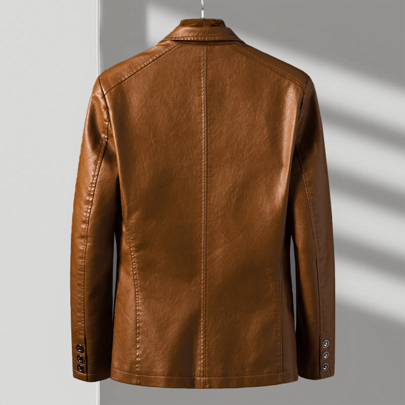 Blazer-Style Jacket with Notched Lapels and Button Front 3