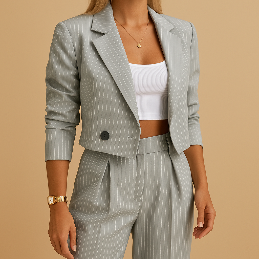 Blazer and trousers set for women | Hazel 1