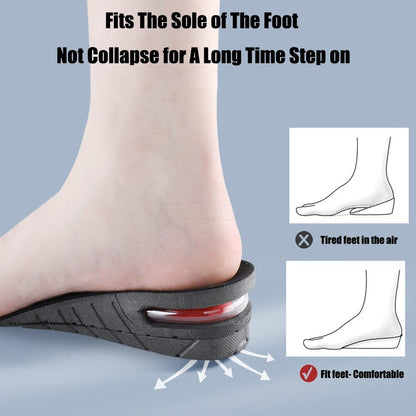 Boosted Insoles | Height Increase Insoles with Adjustable Lift | Shock Absorbing Design for Comfort and Confidence 2