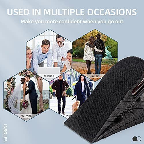 Boosted Insoles | Height Increase Insoles with Adjustable Lift | Shock Absorbing Design for Comfort and Confidence 5