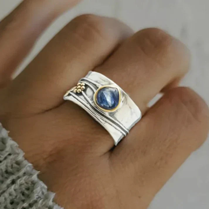 Bree - Boho Gemstone Meditation Ring 1