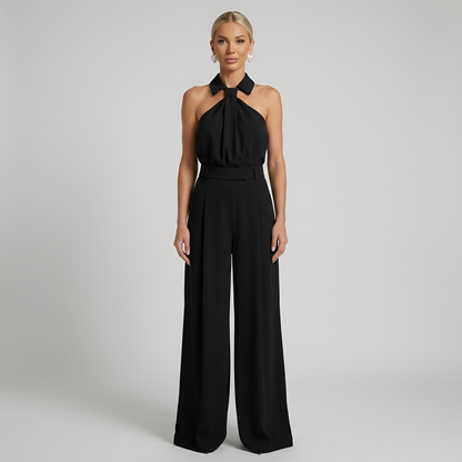 Brittany | Halter Neck Wide-Leg Jumpsuit 2