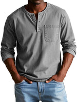 Brody | Vintage Henley Long Sleeve Shirt 0