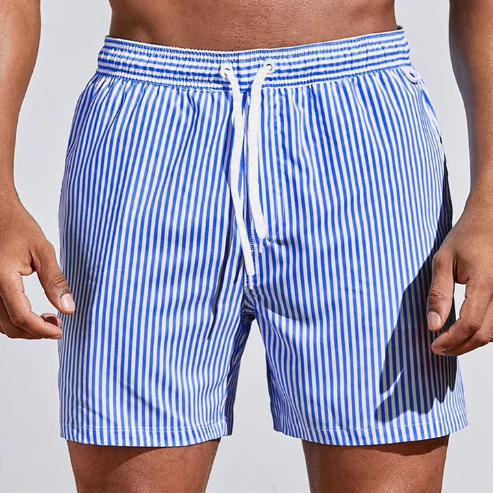 Bruce | Striped Quick-Dry Swim Shorts 1