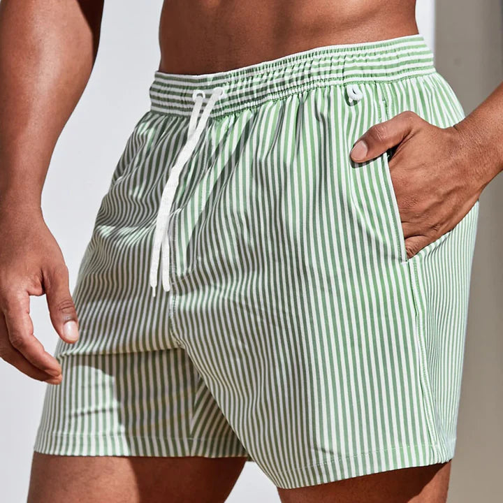 Bruce | Striped Quick-Dry Swim Shorts 3