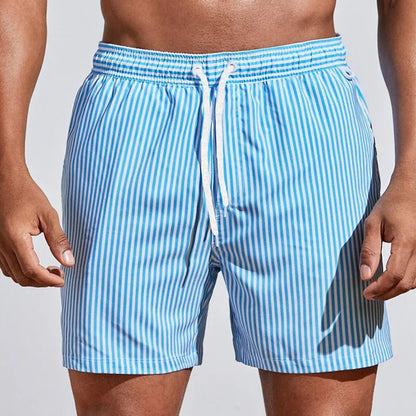 Bruce | Striped Quick-Dry Swim Shorts 4