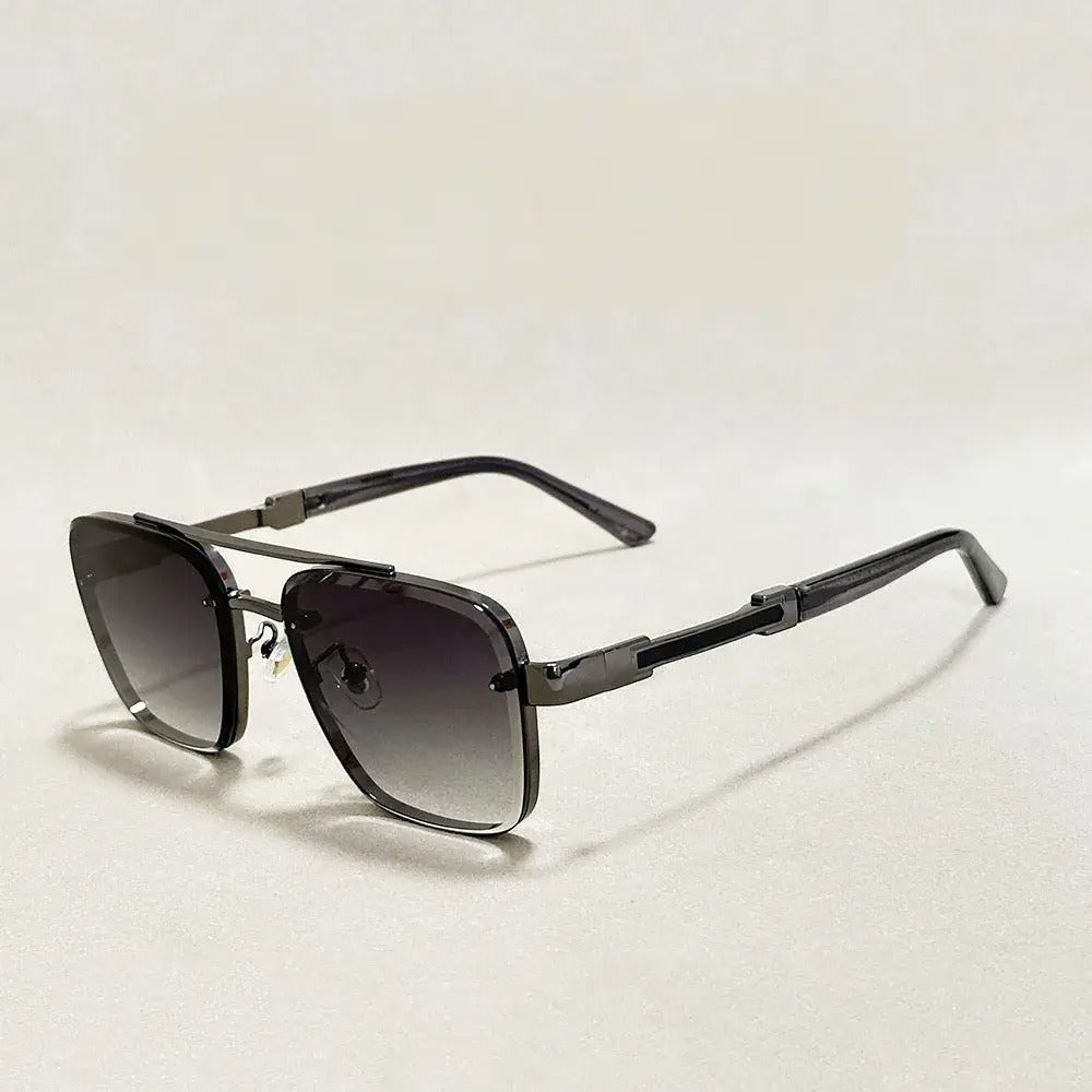 Bruno | Square Aviator Gradient Sunglasses 3