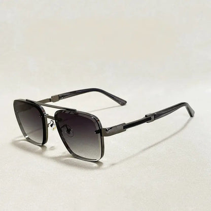 Bruno | Square Aviator Gradient Sunglasses 3